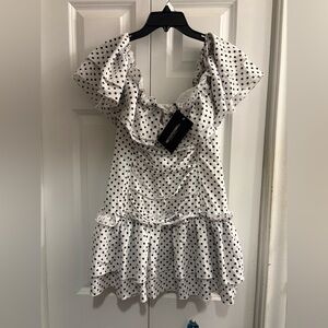 Pretty Little Thing polka dot dress